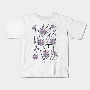 Flowers and leaves Kids T-Shirt